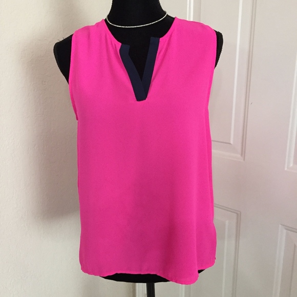 Kula Sweet Tops - Hot Pink Sleeveless Top (size M)